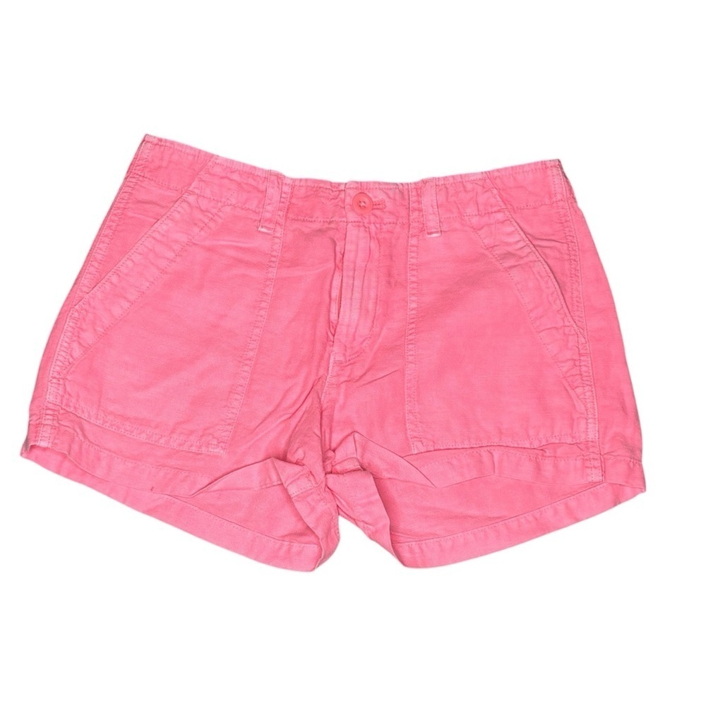 GAP Linen Utility Neon Pink Women's Shorts Size 0